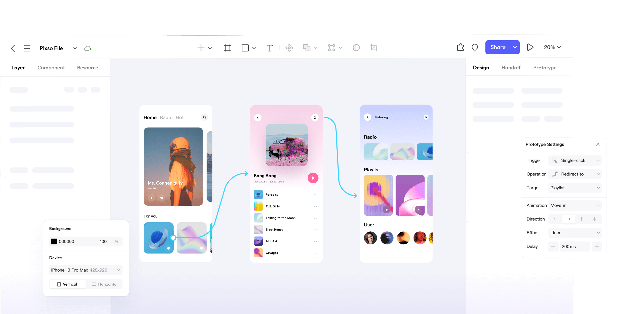 app-with-great-user-design-pixso