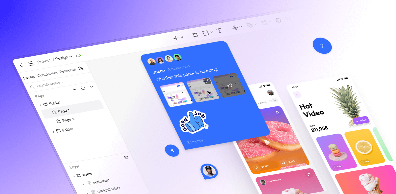 Pixso 2.0：ビジュアルコメント
