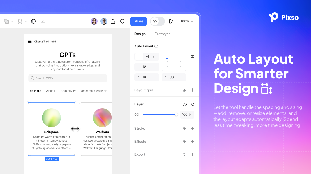 auto layout