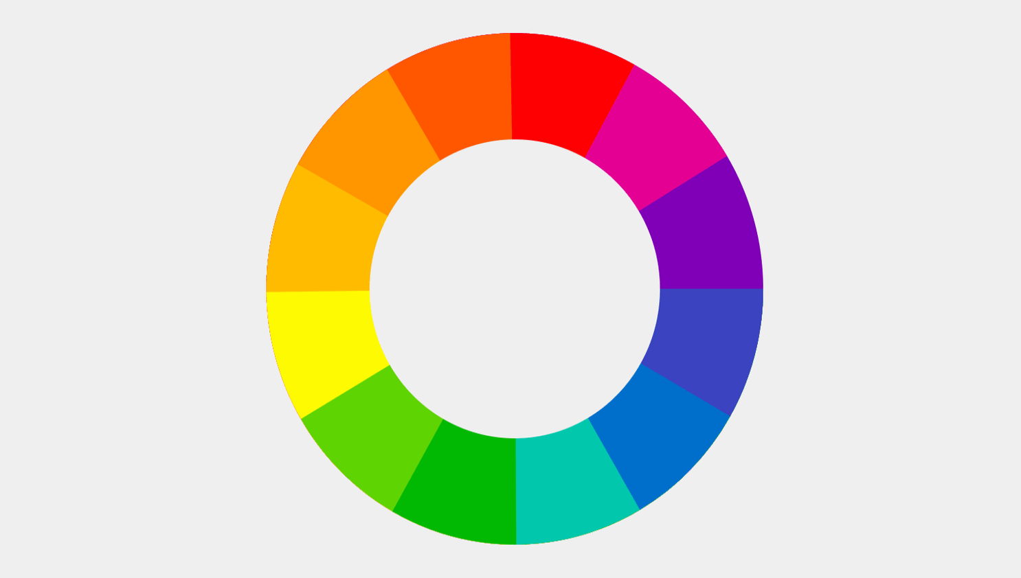 contrasting colors