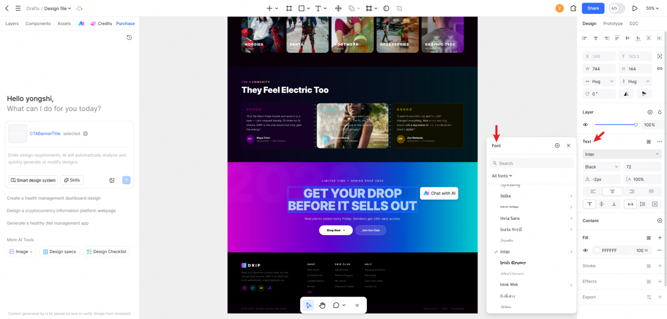 ai website generator