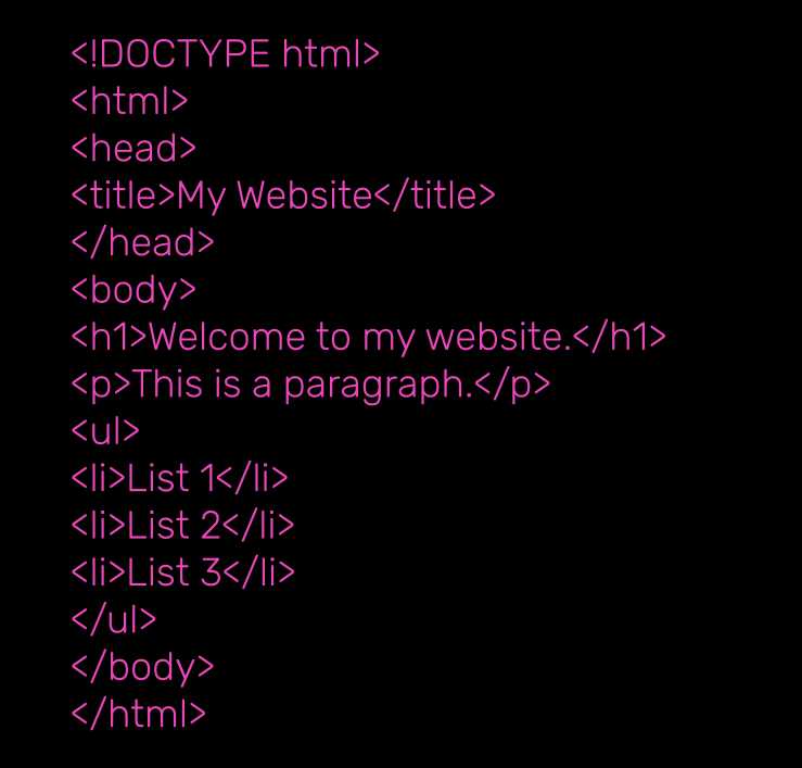 company website design