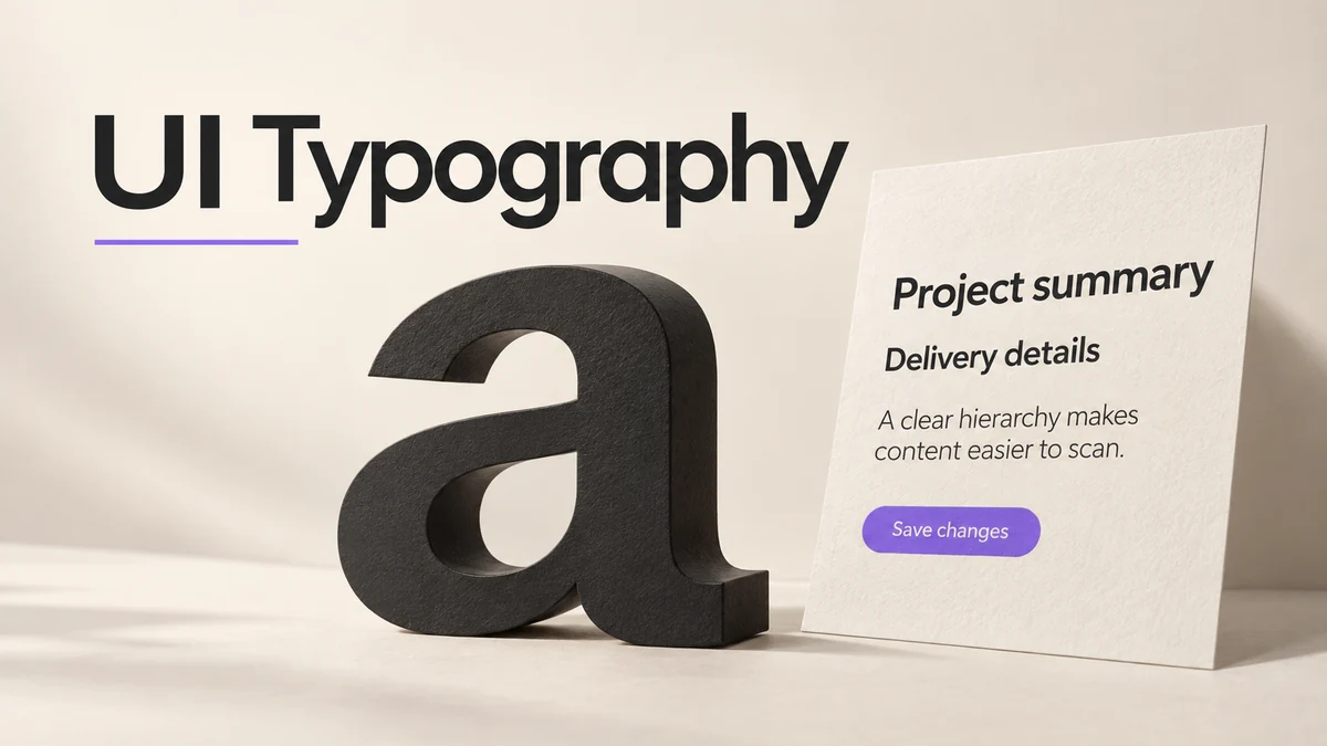 Typography in UI Design: A Practical Type-System Guide