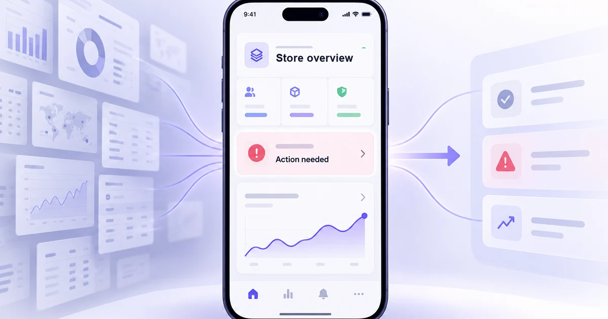  Mobile Dashboard UI: Prioritize Metrics, Exceptions, and Actions