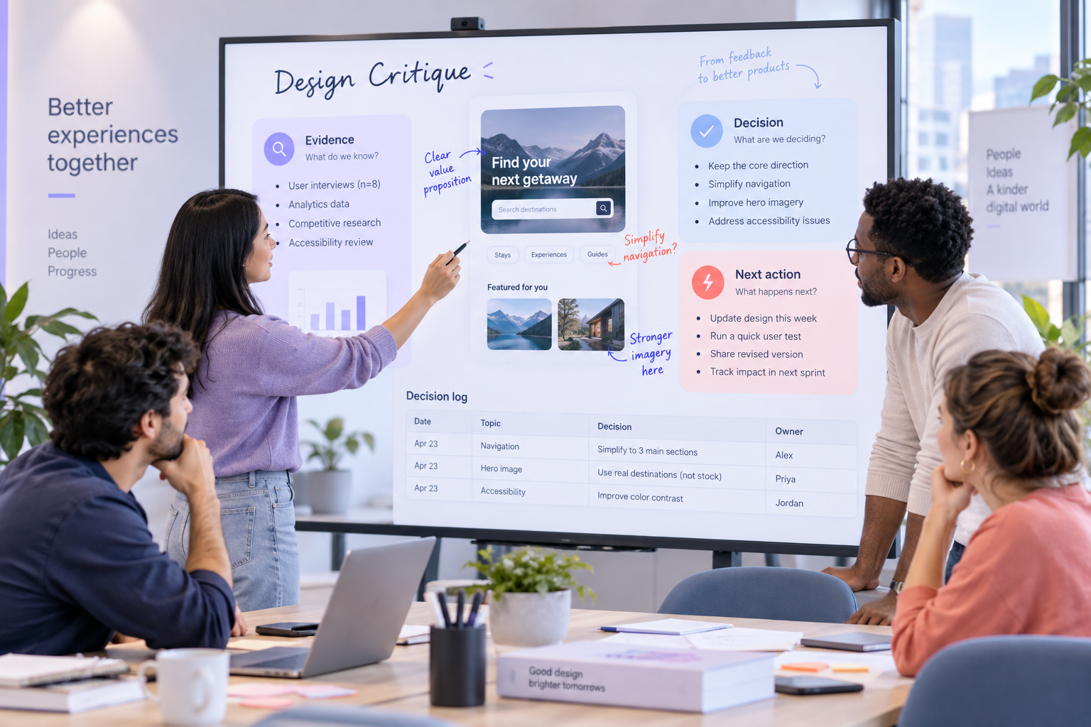 Design Critique Workshop: Agenda, Roles, and Decision Records