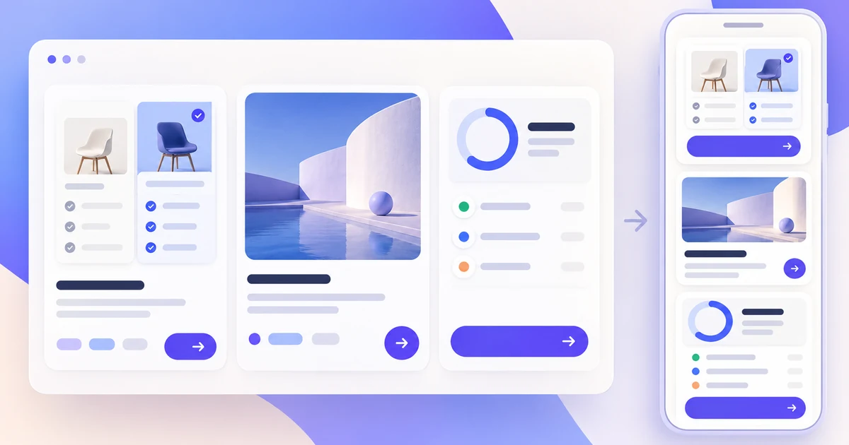 Card UI Design: Hierarchy, Actions, and Responsive Content