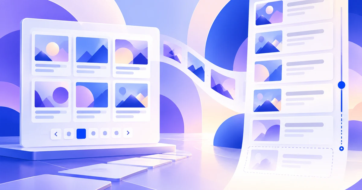 Pagination vs. Infinite Scroll: Choose by the User’s Task