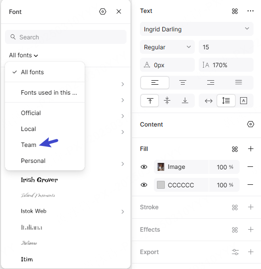 web page custom font
