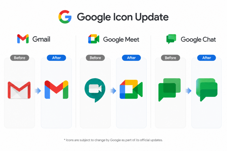 google icon redesign