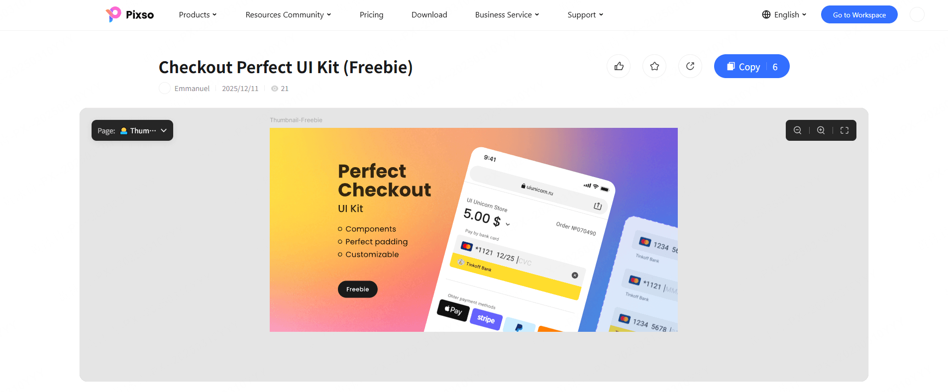 checkout ui