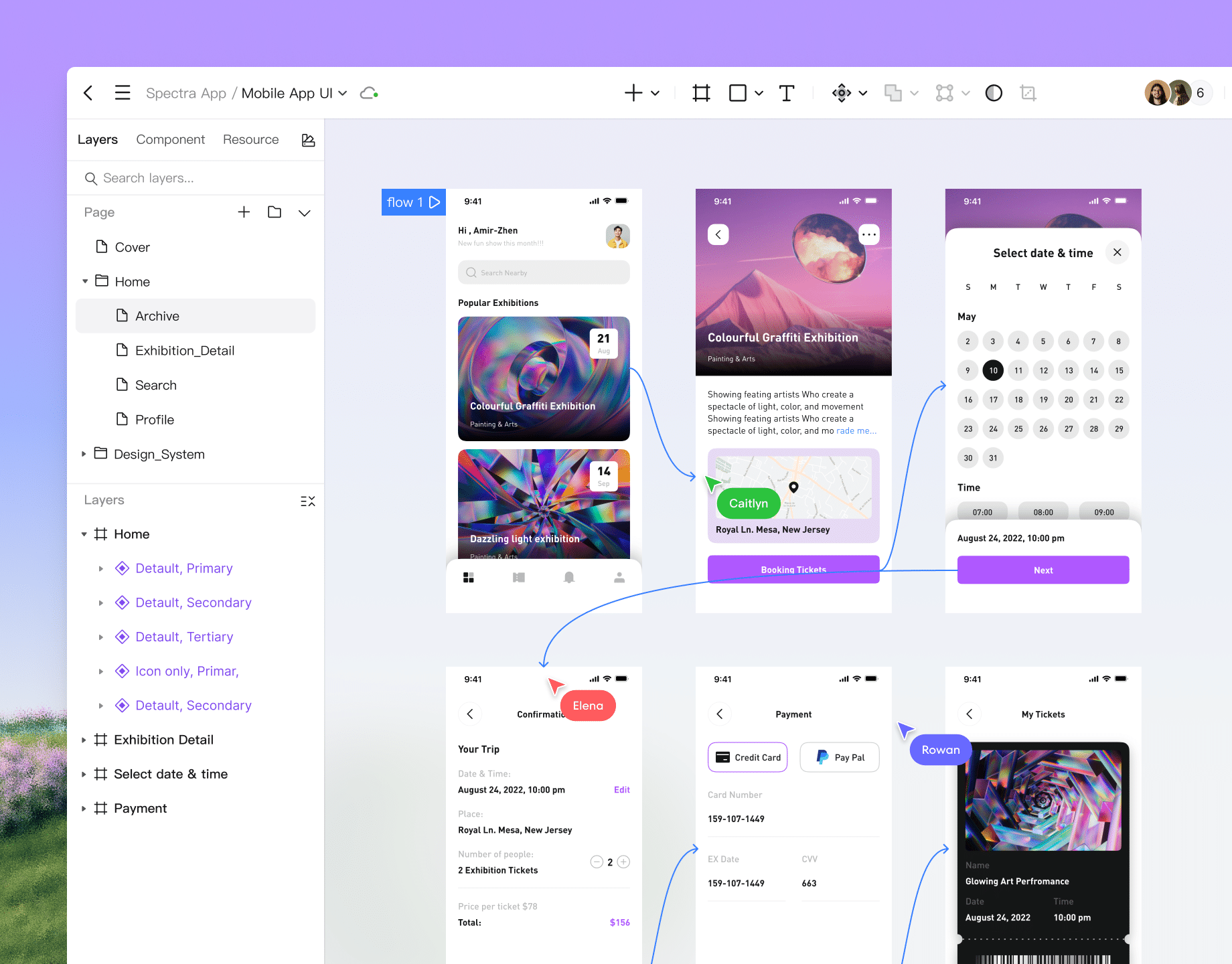 High-fidelity interactive animations