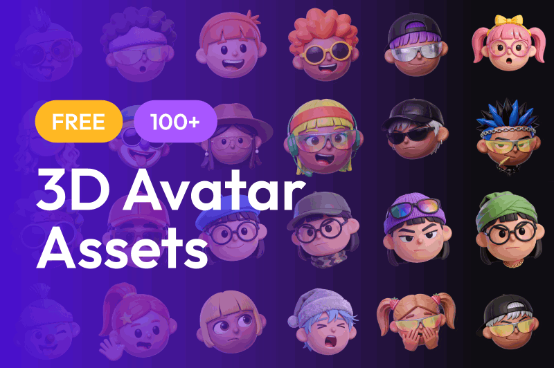 3D avatar assets