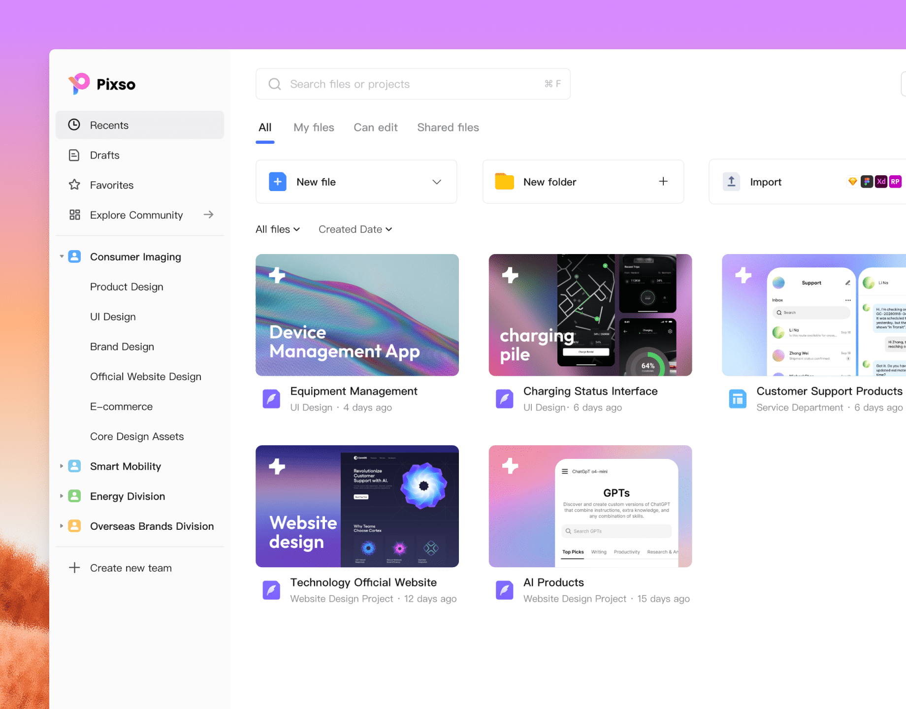 Multi-level file management