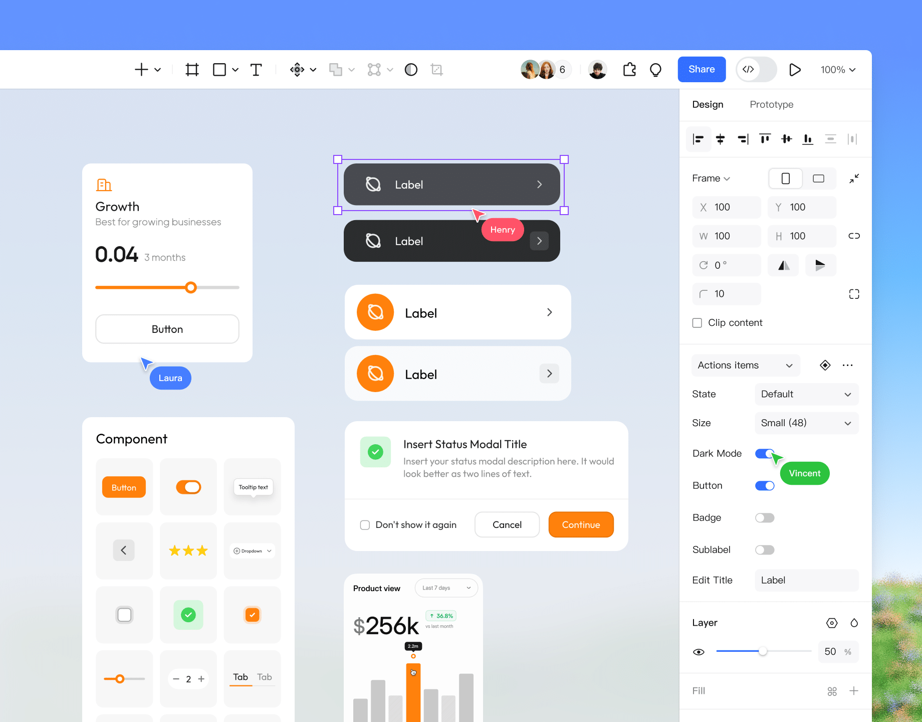 Component application