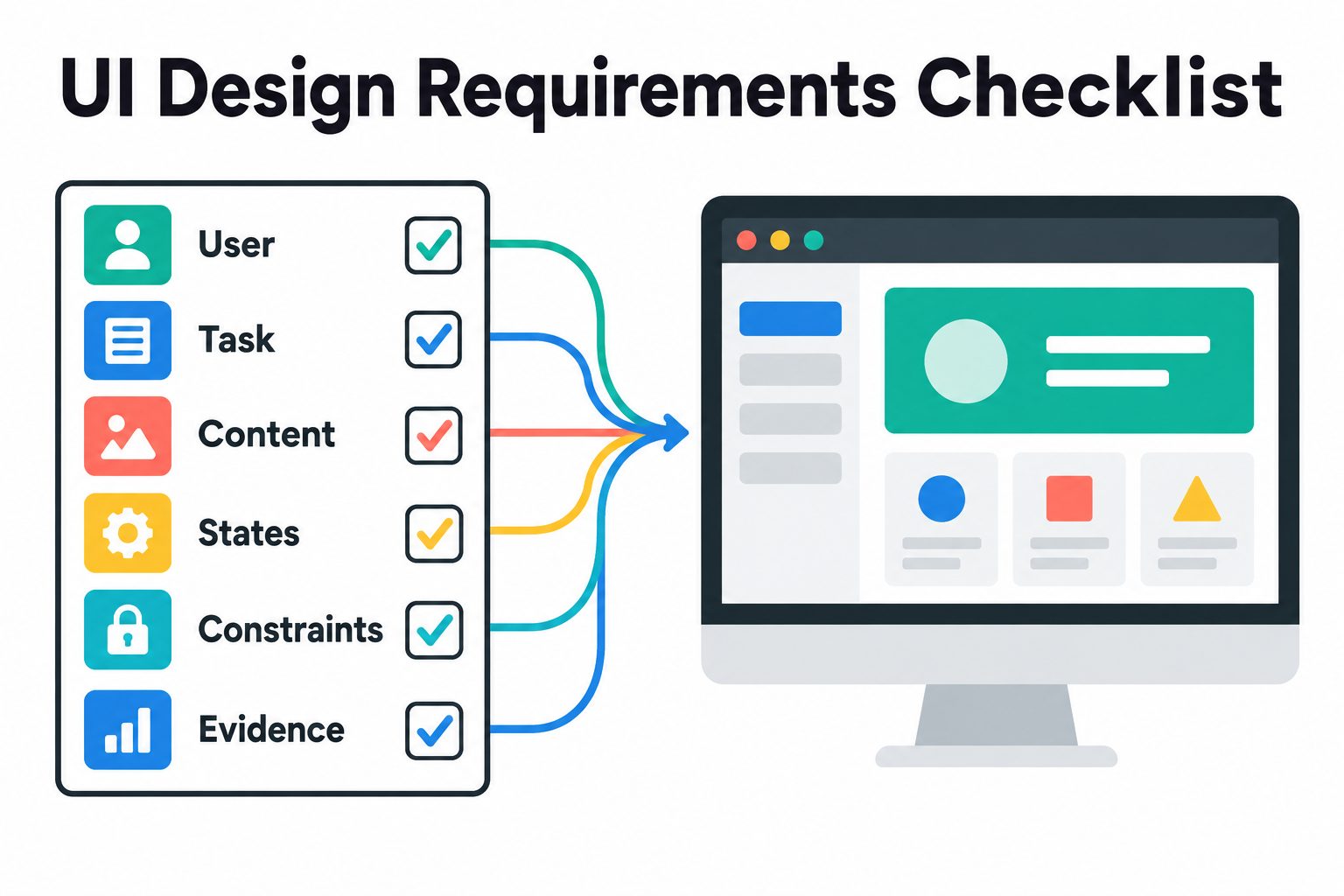 UI Design Requirements Checklist: 30 Questions Before Design Starts