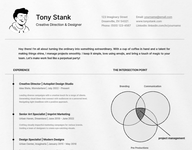 resume template free