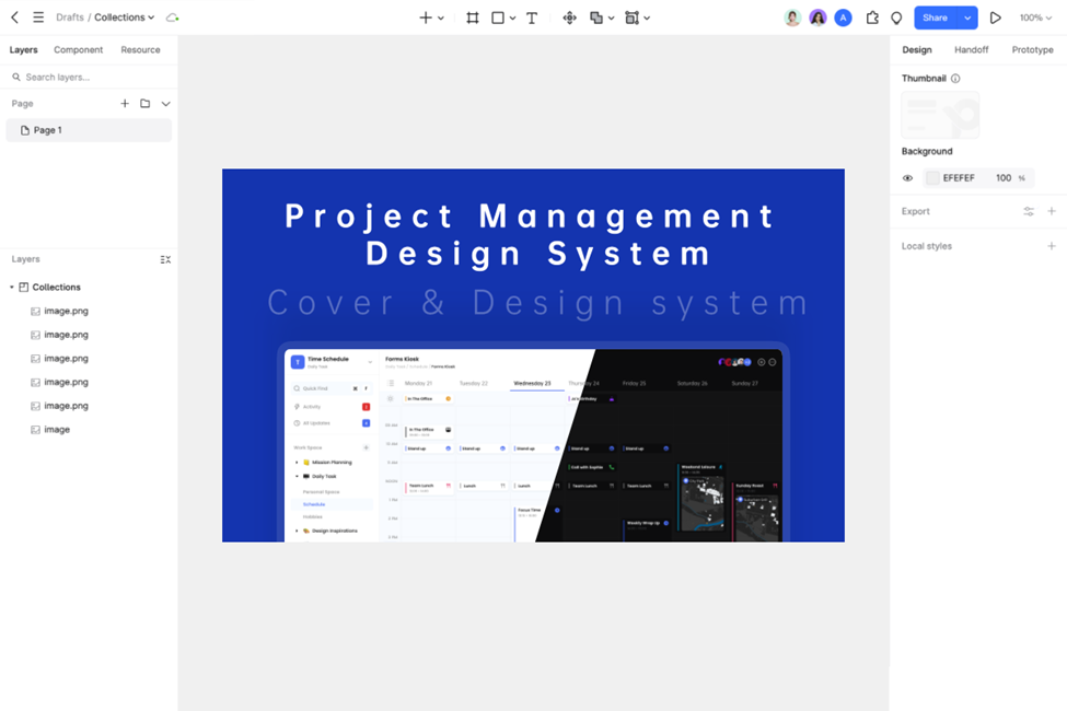 homepage design