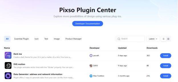 Pixso Plugin 1