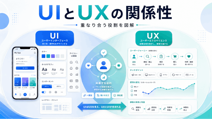UIとUXの違い