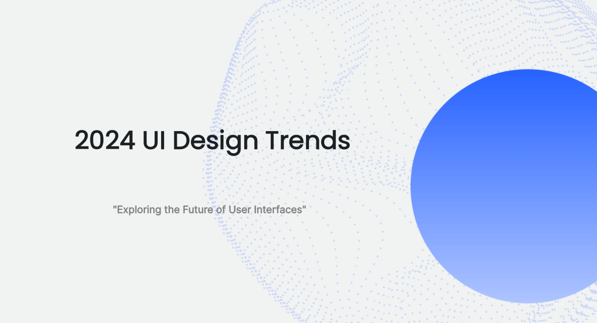 UI Design Trends