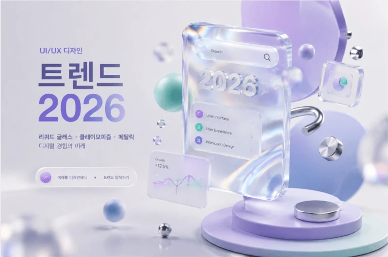 2026 UXUI 트렌드 완전 정복: 디자이너라면 반드시 알아야 할 7가지 핵심 흐름
