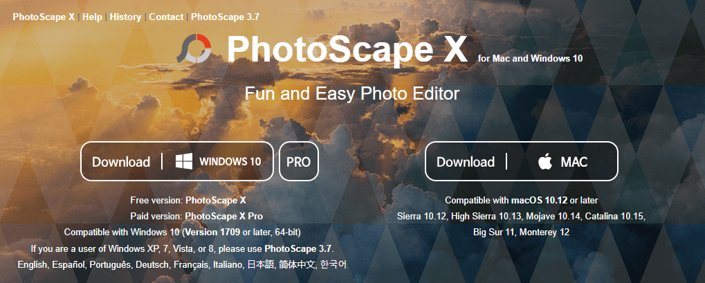 PhotoScape X