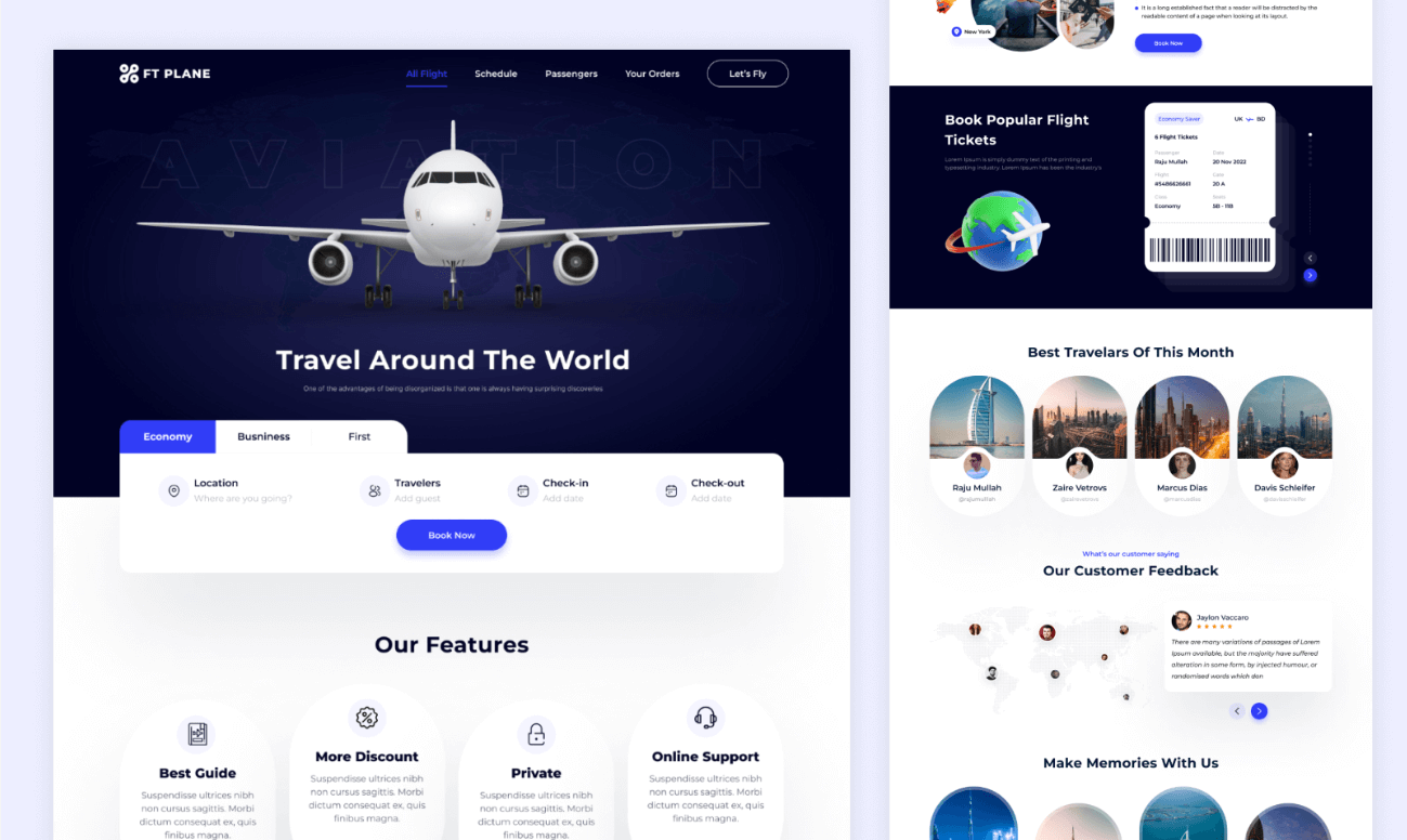 company website design