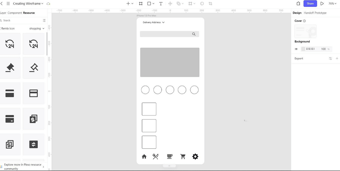 add elements and patterns
