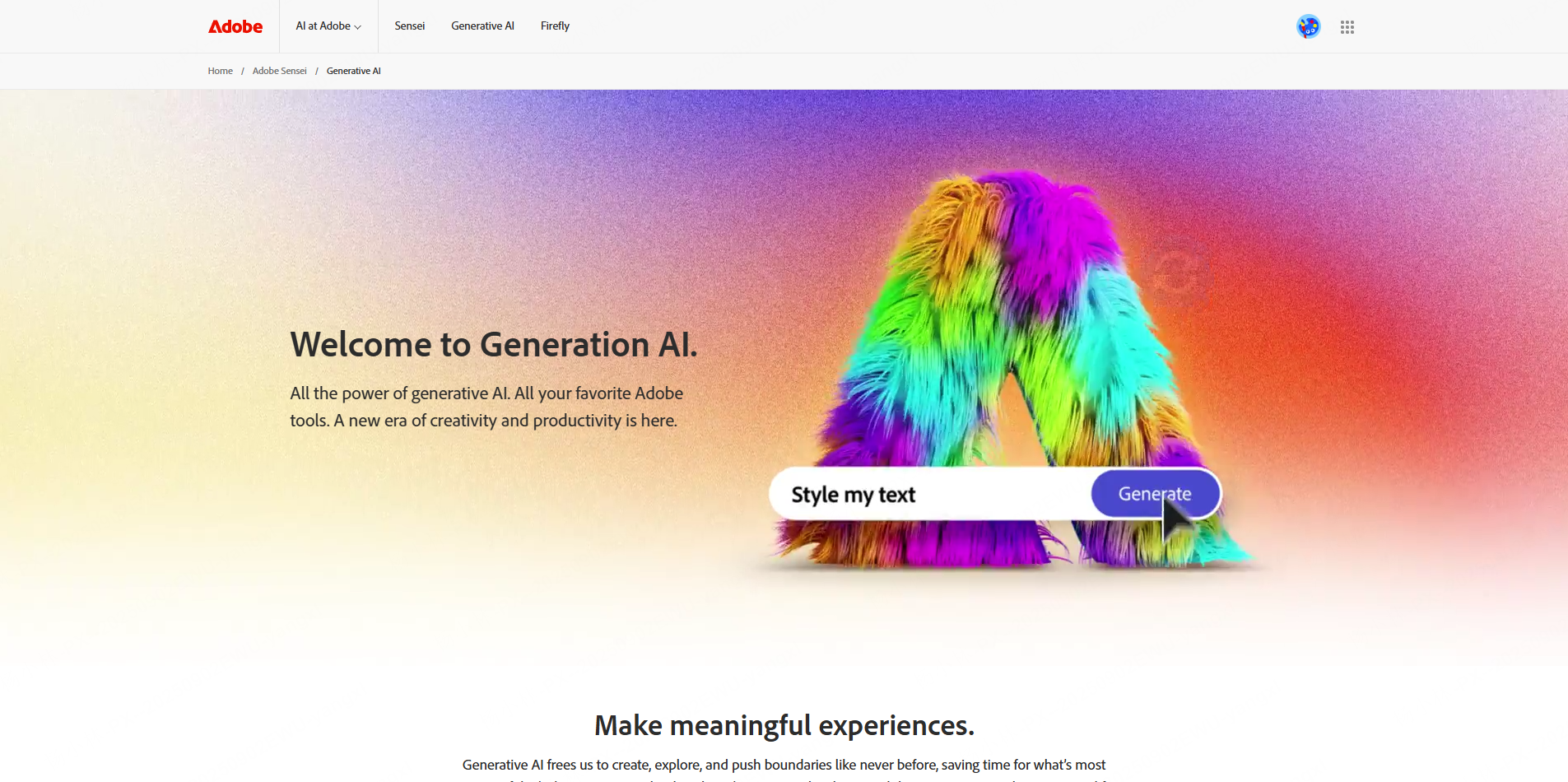 Рабочая область редактора Adobe