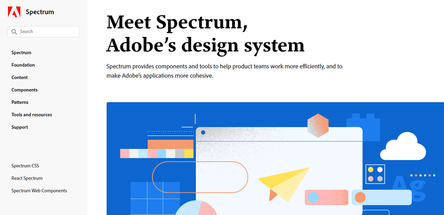 3.7 Adobe Spectrum デザインシステムの参考画像