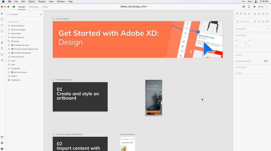 Редактор Adobe XD