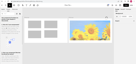 5. Adobe XDの代替ソフト→Pixsoの参考画像