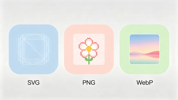  SVG vs. PNG vs. WebP: what is the best image format for web design?