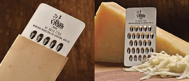 Bon Vivant의 특이한 명함 디자인
