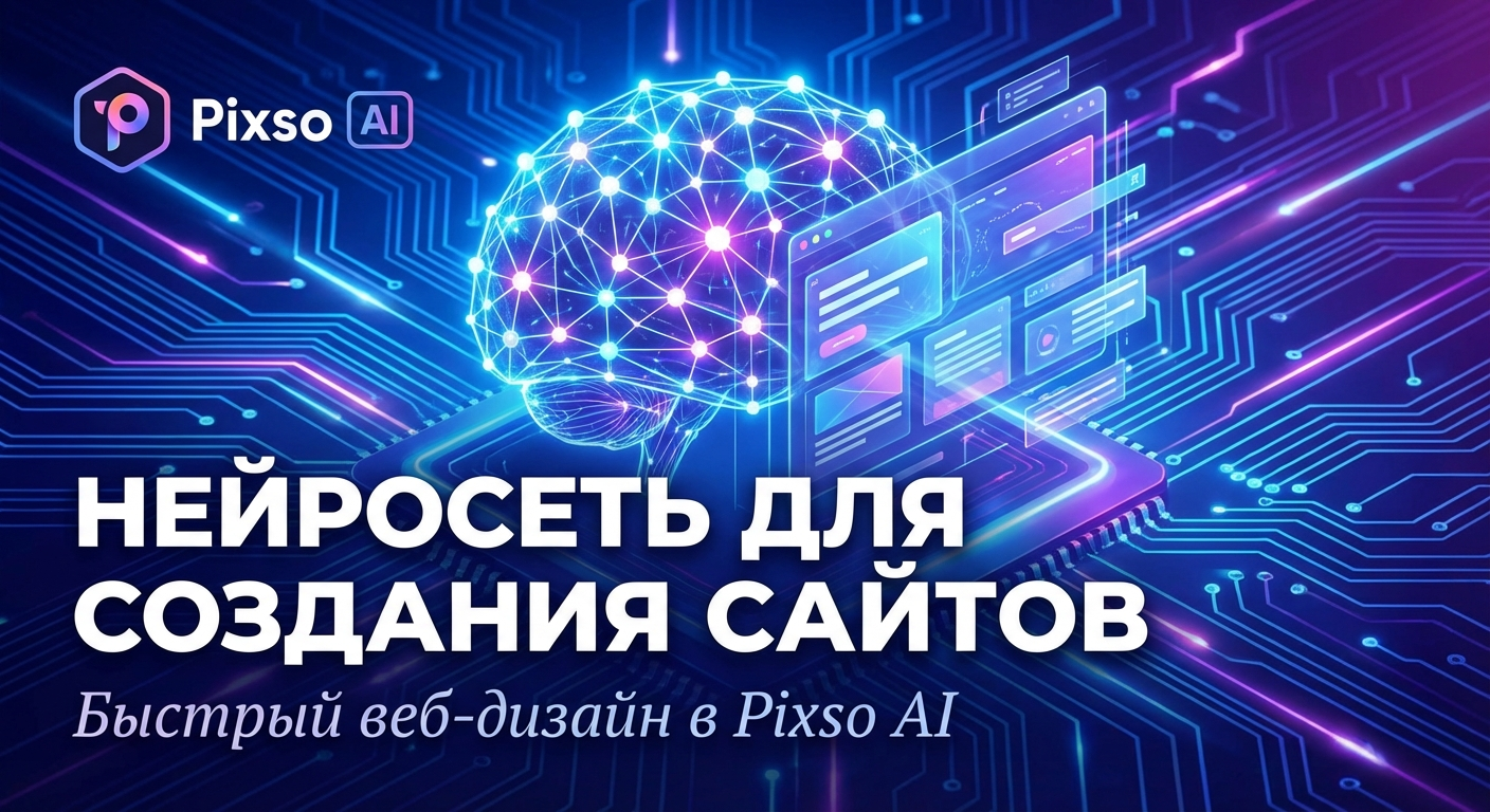 Нейросеть для создания сайтов: быстрый веб-дизайн в Pixso AI