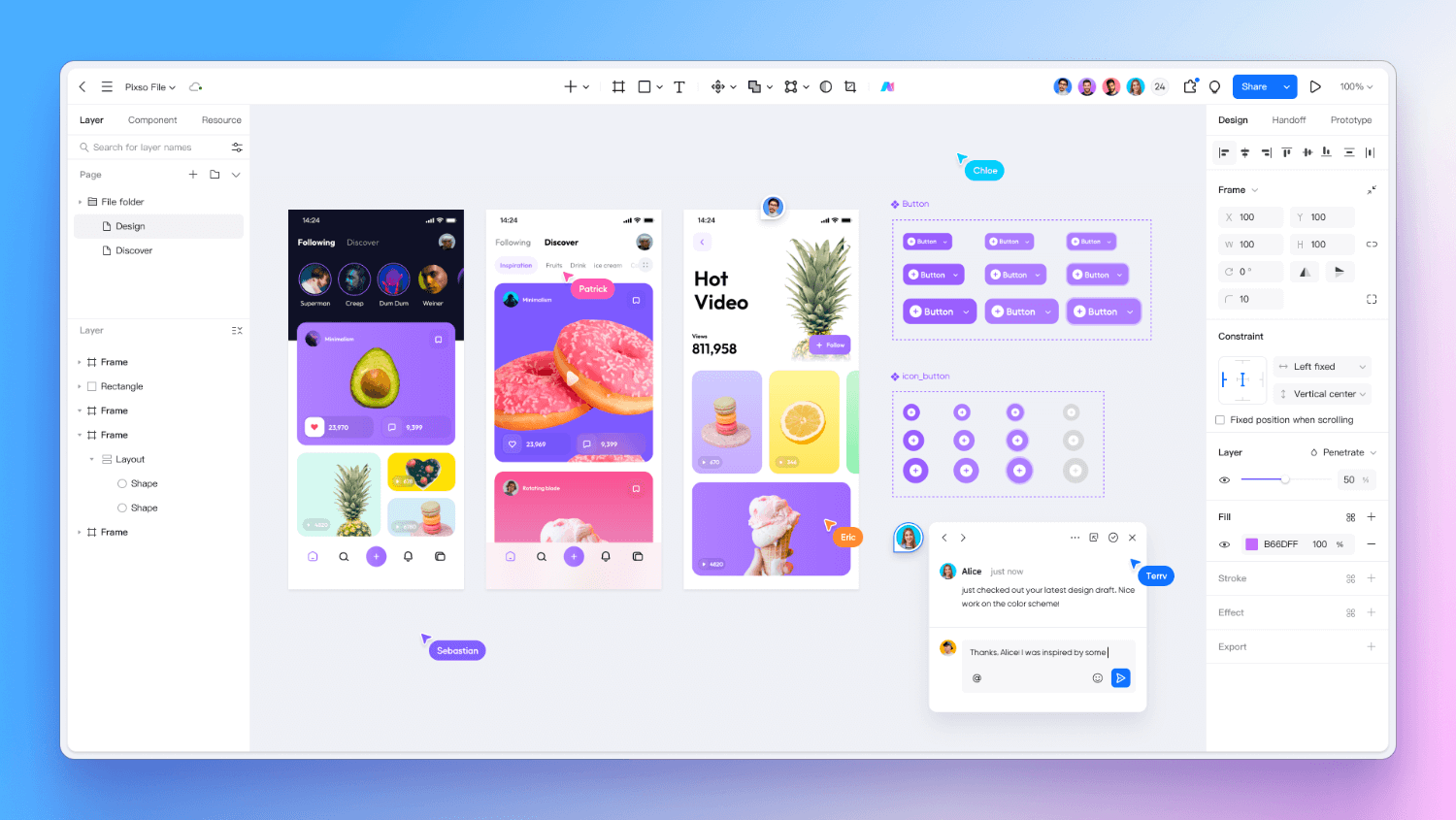 Pixso UI Design