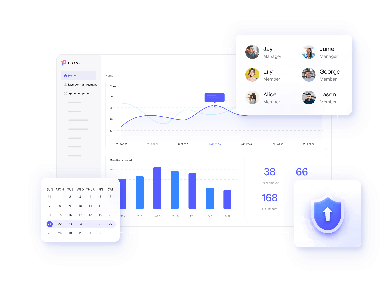 one-stop collaboration and management tool for PM & designer & developer
