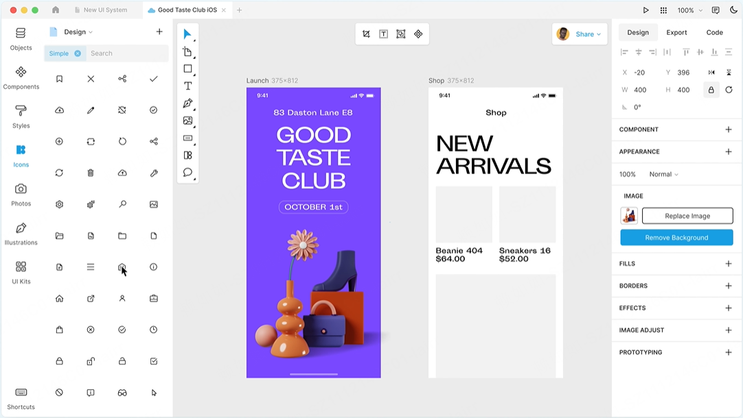 Lunacy desktop UI design editor for online and offline work