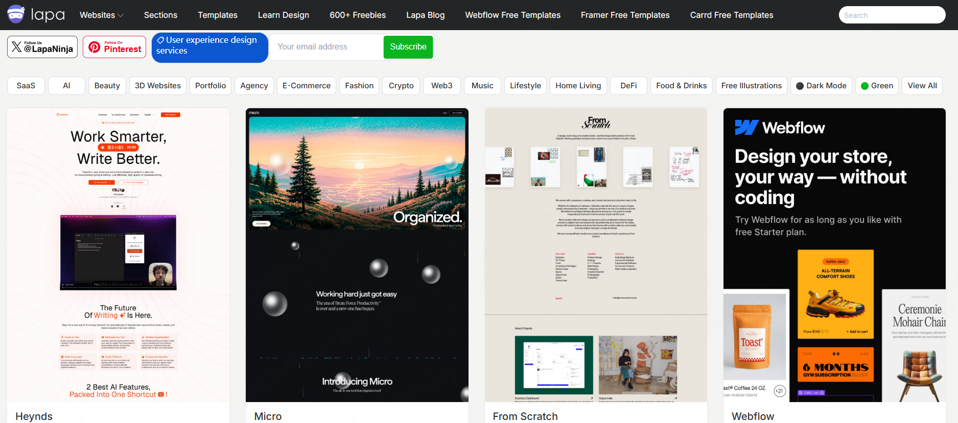 free html5 website builder