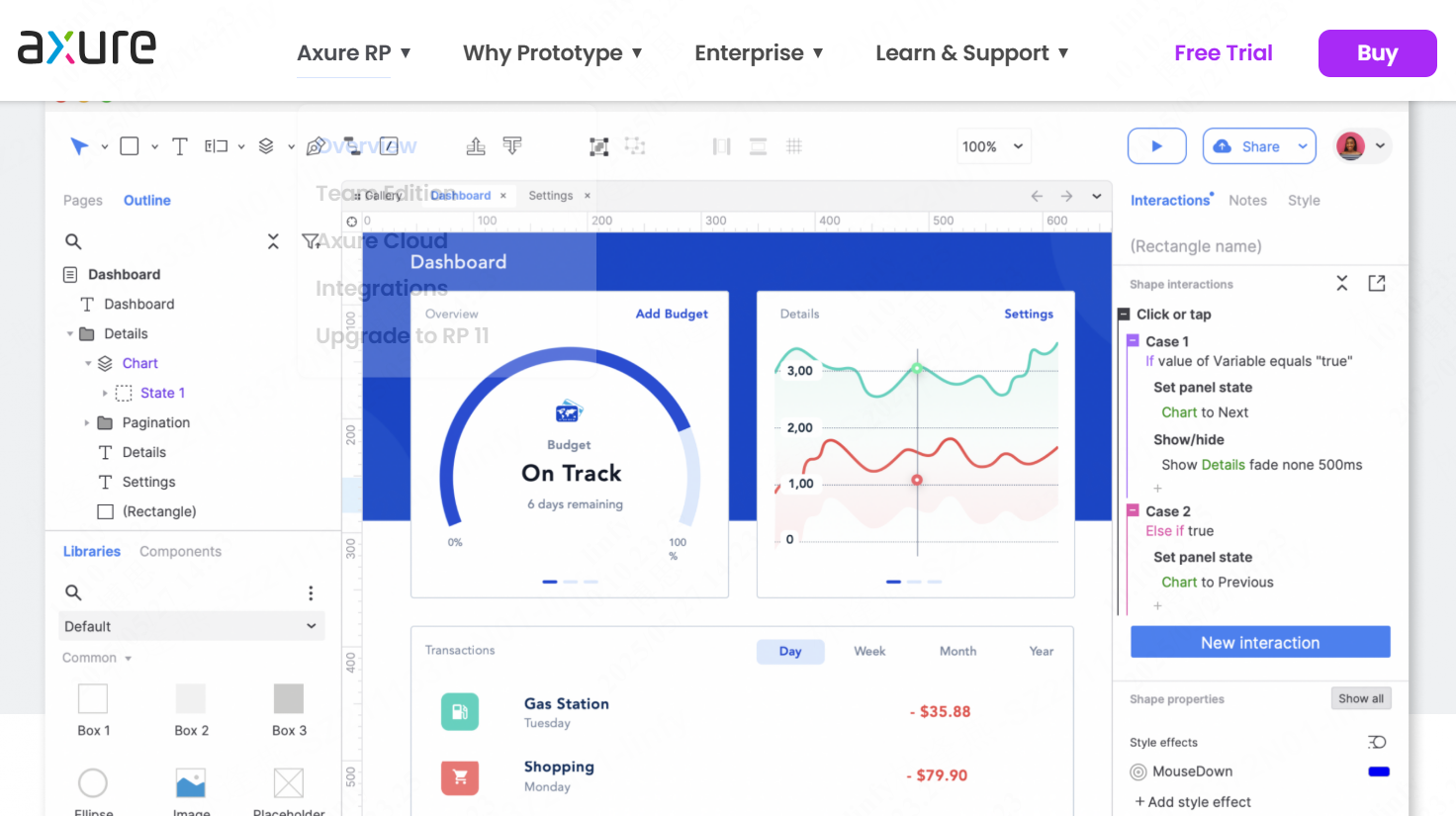 UI 인터랙티브 디자인 Axure
