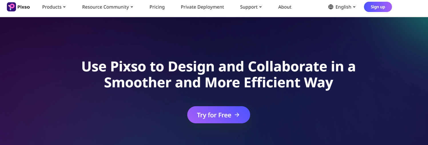 Призыв попробовать Pixso