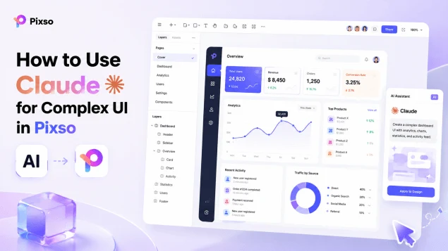  How to Use Claude for UI Design with Pixso AI