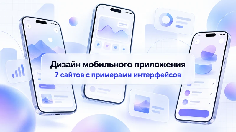 Дизайн мобильного приложения: 7 сайтов с UI-примерами и паттернами