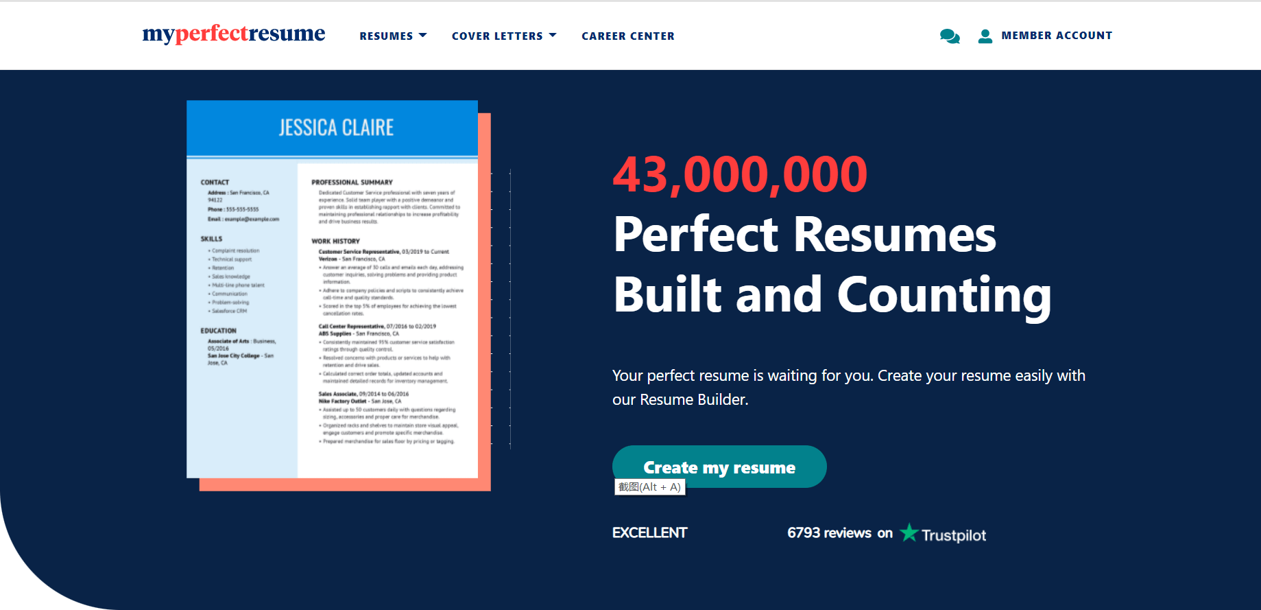 My Perfect Resume