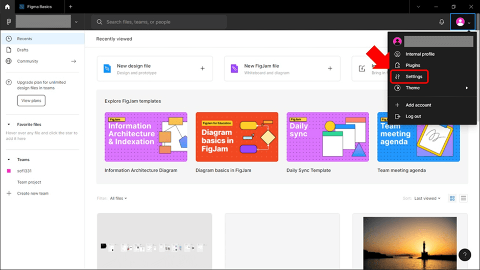 4.2 Figmaの日本語化の手順の参考画像