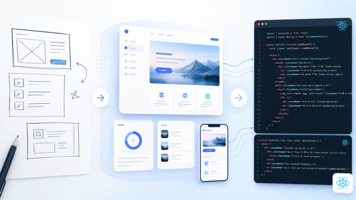 From UI Wireframe to React Scaffold: What AI Can and Cannot Automate