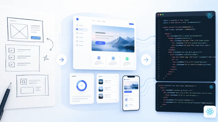  Transforming UI Wireframes and Sketches into Functional React Component Scaffolds with Paico AI