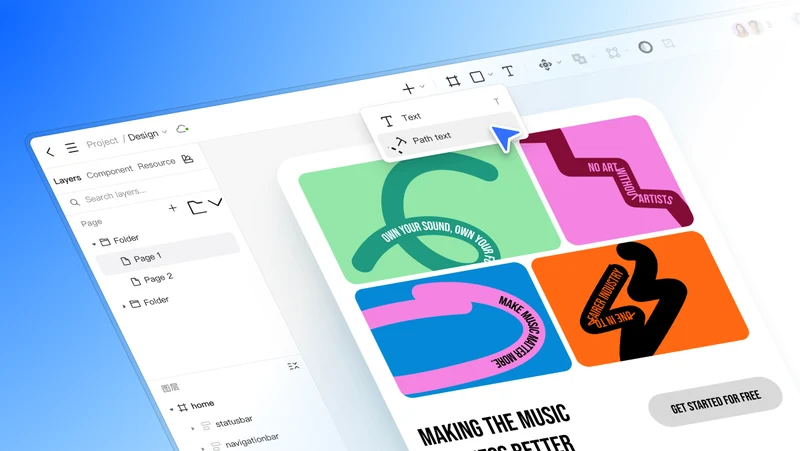  How to type on a path in your design tool