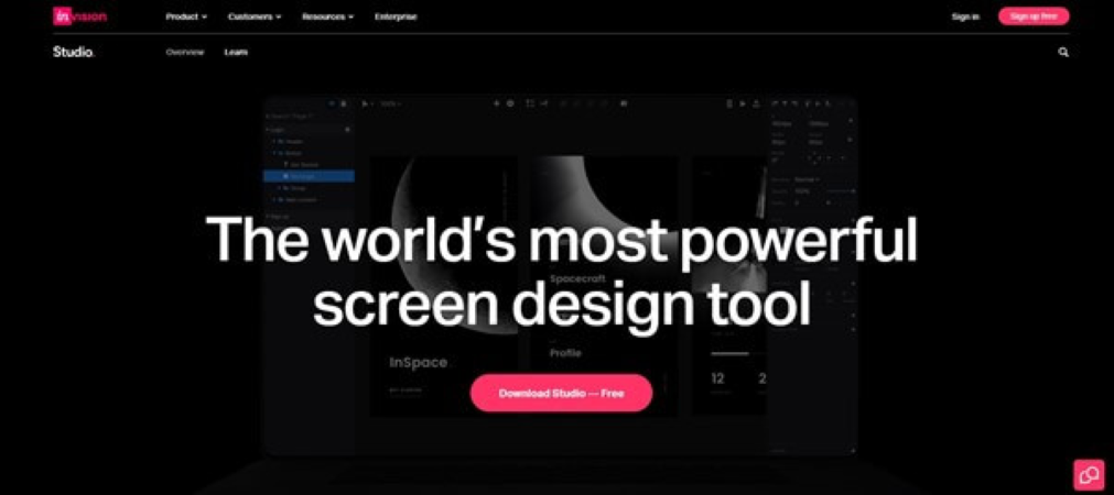 InVision Studioデザインツール