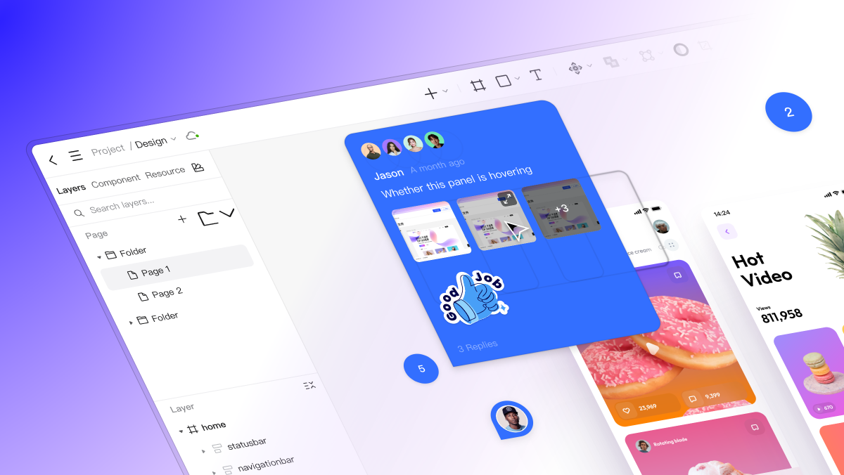 How to use picture comments in design collaboration tool